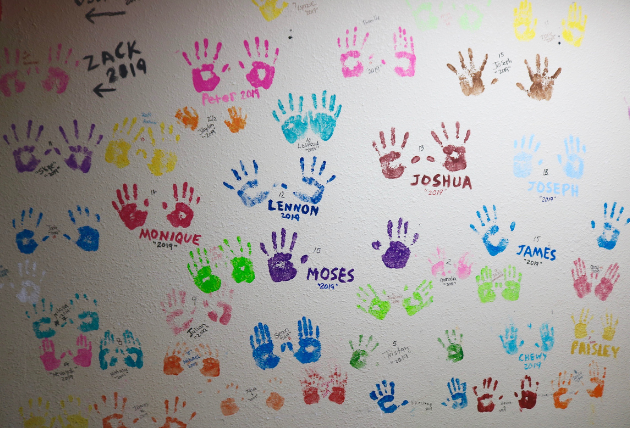 GOH handprint wall